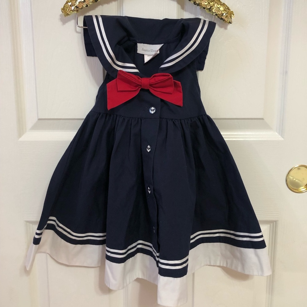 Navy Girl Dress 2T